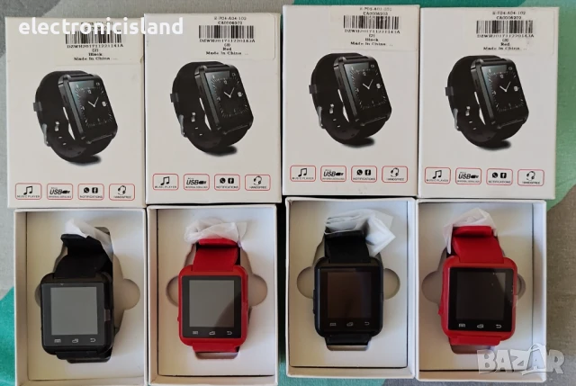 Чисто нови с неработеща батерия Смарт часовници U80 и Uwatch за резервни части, каишки, дисплеи..., снимка 3 - Смарт гривни - 51005463