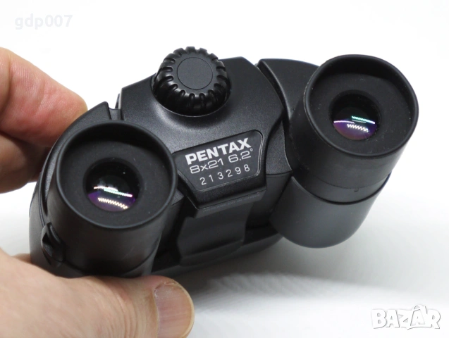 Компактен бинокъл Pentax UCF Mini 8x21, снимка 4 - Екипировка - 53941305