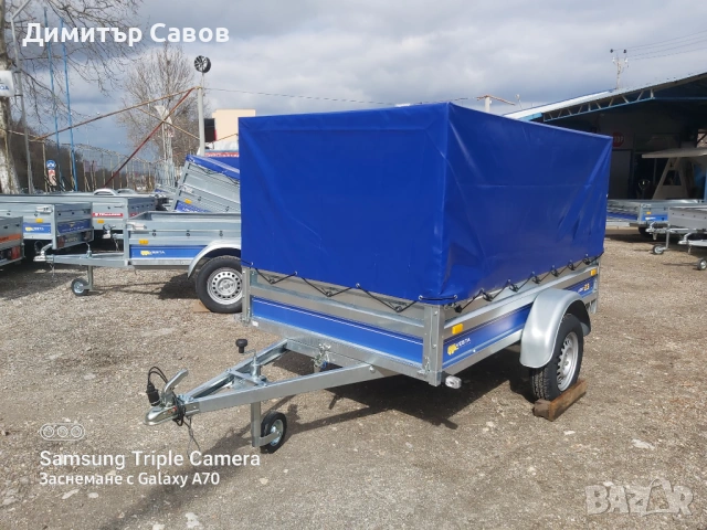 Туристическо, самосвално ремарке VESTA LIGHT 23 с брезент и шпригли Н-120, снимка 7 - Ремаркета - 53392528