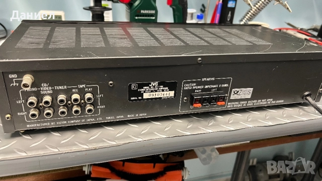Усилвател JVC AX-11, снимка 4 - Ресийвъри, усилватели, смесителни пултове - 52424582