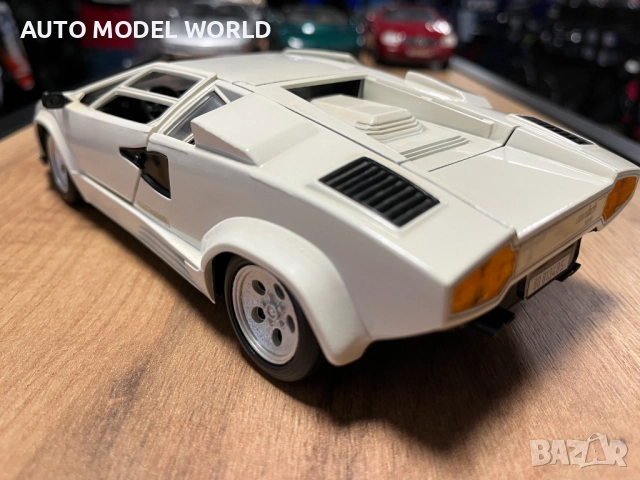 Метална колекционерска количкa модел BBURAGO LAMBORGHINI COUNTACH, снимка 3 - Колекции - 52888157