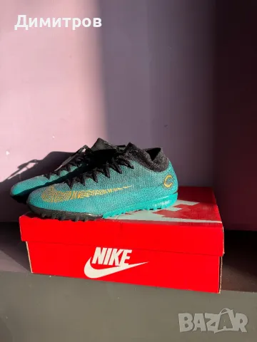 NIKE MERCURIAL SUPERFLYX 6 ACADEMY TF CR7 CHAPTER 6:BORN LEADER - CLEAR JADE/VIVID , снимка 4 - Футбол - 48395412