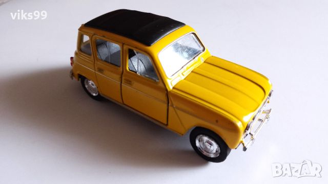 Renault 4 Welly 43741 - Мащаб 1:34-39, снимка 6 - Колекции - 45381460