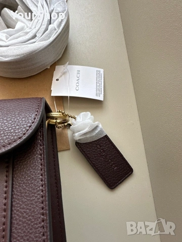 Дамска чанта Coach Tabby Shoulder Bag 26 в кафяв цвят, снимка 3 - Чанти - 54241647