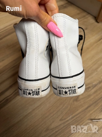 Оригинални кожени кецове кецове Converse ! 37 н, снимка 2 - Кецове - 51228981