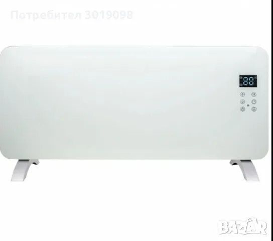 Конвектор, 2000W, стъклен панел, снимка 1 - Отоплителни печки - 48202063