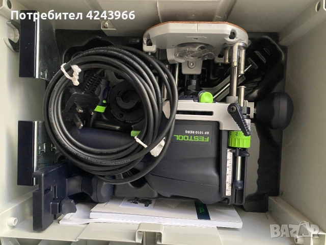 Оберфреза Festool OF 1010 REBQ-Plus 576918, снимка 4 - Други инструменти - 53943435