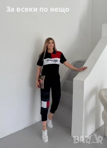 Tommy Hilfiger Дамски Спортен Комплект🔝Дамски Спортен Екип Томи Хилфигер - 2 Цвята Код A554, снимка 7 - Спортни екипи - 50154114