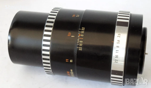 Обектив Carl Zeiss Jena Sonnar 135mm/F3.5, снимка 4 - Обективи и филтри - 51366132