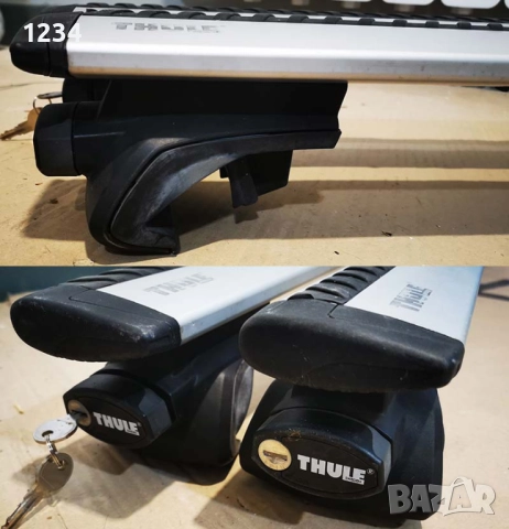 THULE Wingbar алуминиев багажник напречни греди за монтаж на надлъжни рейки 120cm