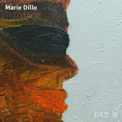 Авторска картина масло върху платно с рамка и готово за закачане, снимка 5 - Картини - 53950015