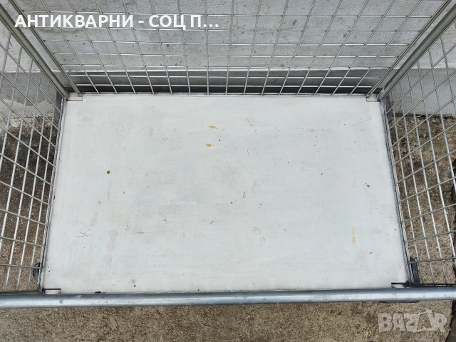 Стара Соц Товарна Количка Панелна Товарна Количка За Складове. / НОМЕР 1637., снимка 6 - Антикварни и старинни предмети - 53688073