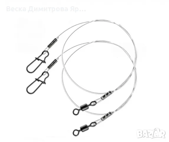 Комплект поводи за щука – Fluorocarbon 25cm и 30cm, E873, 2бр, снимка 4 - Оборудване и аксесоари за оръжия - 48358518