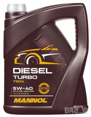 Масло MANNOL Diesel Turbo 5W40, 5л, снимка 1 - Аксесоари и консумативи - 44581850