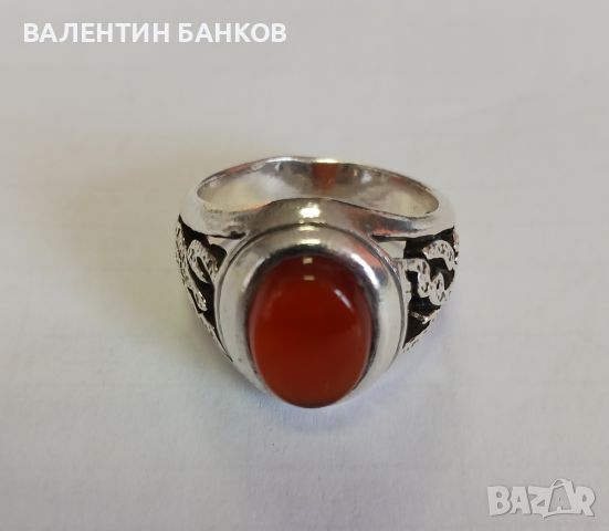 Сребърни мъжки пръстени , снимка 15 - Пръстени - 43154944