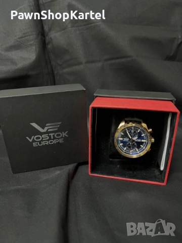Vostok Europe Almaz Space Station Chronograph като нов 