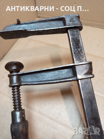 Стара Масивна Немска Дърводелска Стяга. НОМЕР 1654., снимка 6 - Антикварни и старинни предмети - 53749959