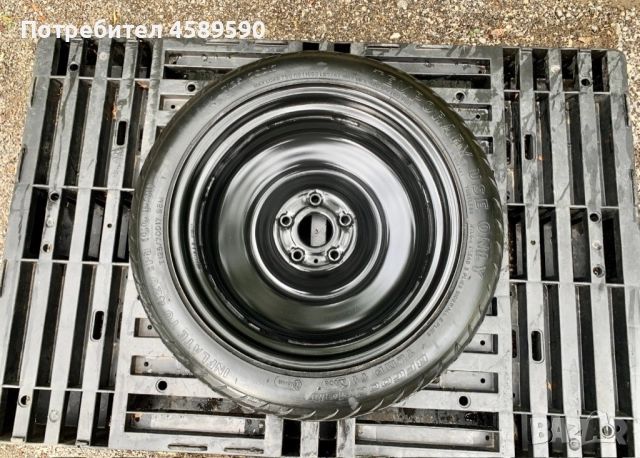 Резервна гума/Патерица 17цола 5x100 за Toyota Avensis,Prius,Urban Cruiser, снимка 4 - Гуми и джанти - 51809865