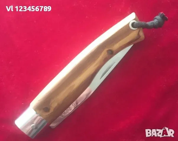 Турция-джобен нож, сойка , дръжка орех-90х200мм , снимка 4 - Ножове - 53817544