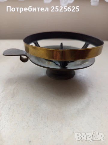 Настолен месингов свещник