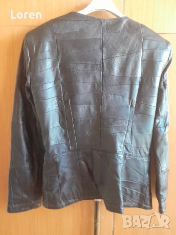 Дамско интересно яке естествена кожа есен/пролет, снимка 14 - Якета - 51492177