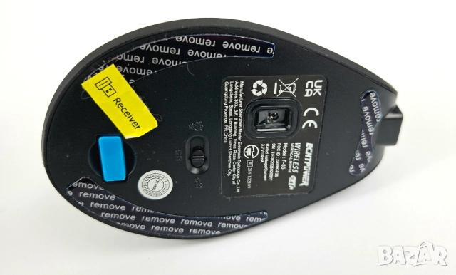 НОВА Ергономична Вертикална Безжична Мишка ECHTPOWER F-35, снимка 3 - Клавиатури и мишки - 52923373