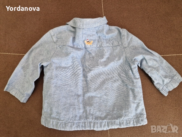 Тънко дънково яке за бебе - Sergent Major, снимка 3 - Бебешки якета и елеци - 51878858