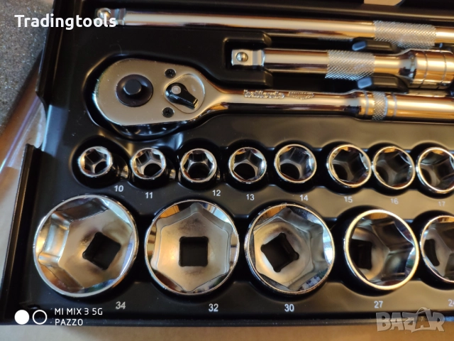 Halfords Advanced 1/2 гедоре /гидория 26части качествени вложки камъни Modular Tray , снимка 3 - Гедорета - 52856026