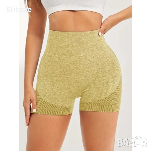 Йога клин с висока талия и повдигащ ефект, снимка 4 - Клинове - 52594775