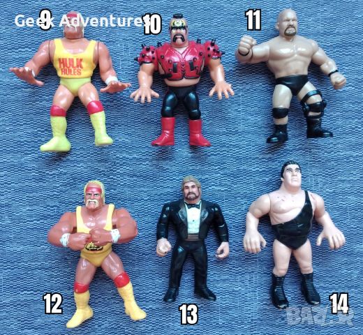 WWF/WWE Vintage Hasbro 90's Action Figures / Винтидж  Екшън Фигурки Кечисти, снимка 3 - Колекции - 46551283