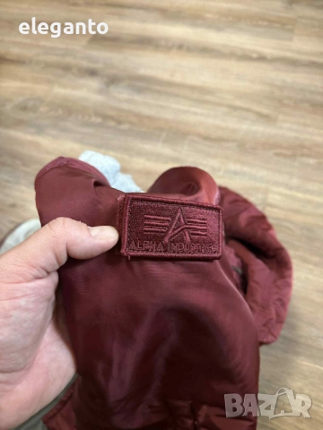 Мъжко яке бомбер Alpha Industries MA-1 D-Tec Hood Bomber Jacket , L размер , снимка 11 - Якета - 53268893