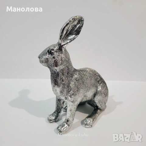 Винтидж великденска украса, заек и яйце., снимка 5 - Колекции - 53853645