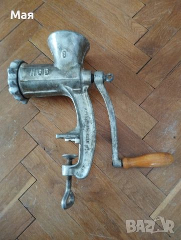 Метална машина за мелене на месо едновремешна метална № 8 , снимка 6 - Други - 51949808