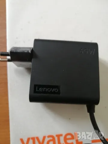 Зарядно за лаптоп LENOVO 65W Type-C, снимка 2 - Кабели и адаптери - 48530049