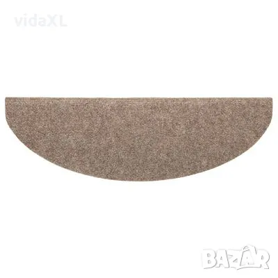 vidaXL Самозалепващи стелки за стъпала, 10 бр, кремави, 65x21x4 см（SKU:149717）, снимка 4 - Други - 48526476