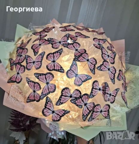 Светещи букети "DESS" 🦋💝, снимка 2 - Изкуствени цветя - 46458080