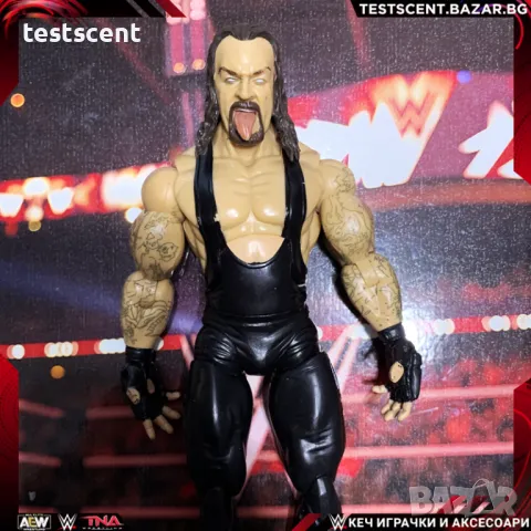 Екшън фигура WWE The Undertaker Гробаря Jakks Deluxe Aggression figure играчка, снимка 1 - Колекции - 49551779