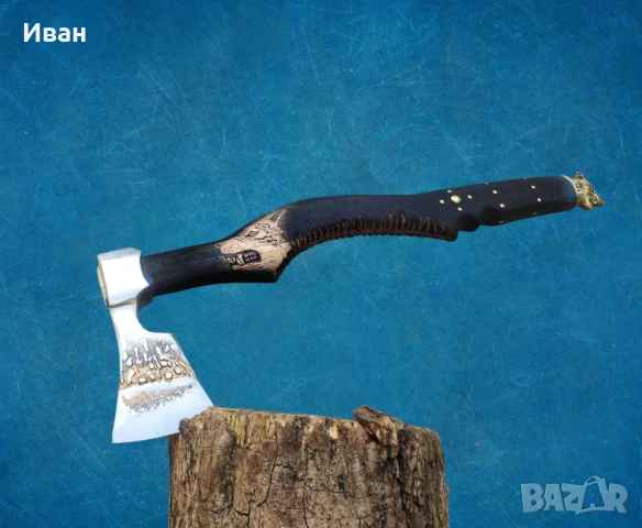 Брадва вълк томахавка ловна къмпинг риболов брадвичка , снимка 4 - Екипировка - 43144982