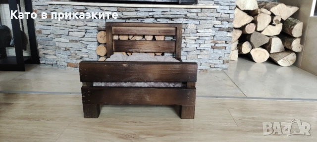 Дървено легло за куче и коте Иглу за котка Диван за кучета и котета, снимка 9 - Други стоки за животни - 39525127