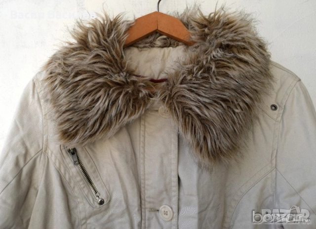 Clockhouse дамско зимно яке бежаво, снимка 3 - Якета - 51930849