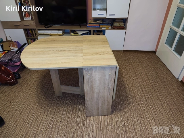Продавам: Дървена сгъваема маса , снимка 6 - Маси - 52642020