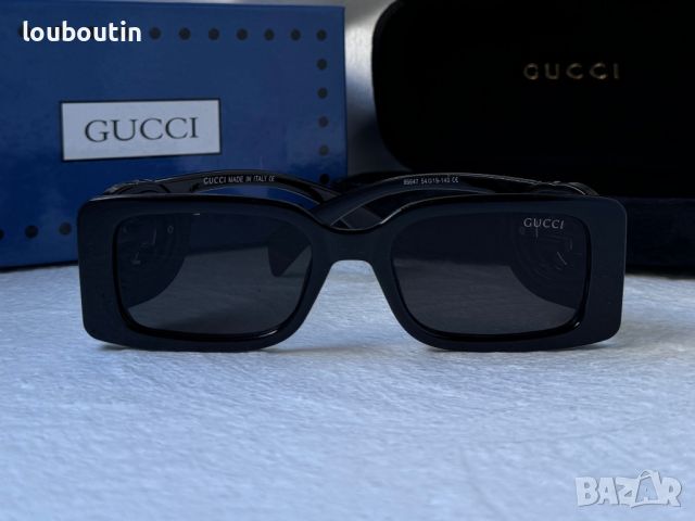 Gucci 2024 дамски слънчеви очила правоъгълни GG1325, снимка 8 - Слънчеви и диоптрични очила - 46508011