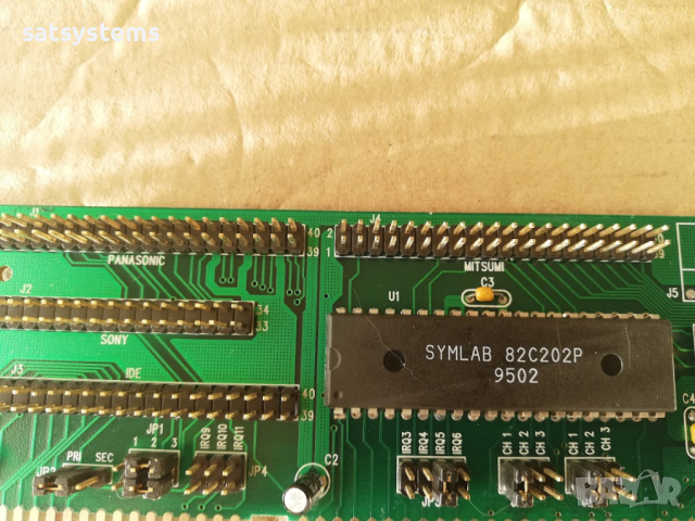 Symlab 82C202P Multi Controller 16-bit ISA IDE FLOPPY Card, снимка 7 - Други - 45011007