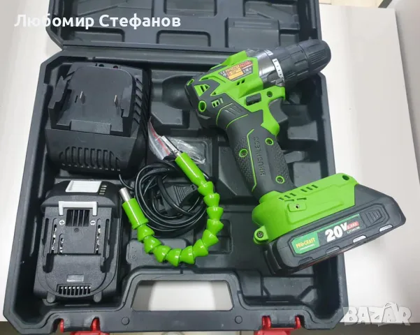 Акумулаторен безчетков винтоверт PROCRAFT PA20BL, 20V, 2 батерии 2 Ah , снимка 2 - Други инструменти - 48811292