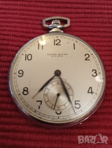 Стар джобен часовник ANKER EXTRA. , снимка 1 - Антикварни и старинни предмети - 45096542