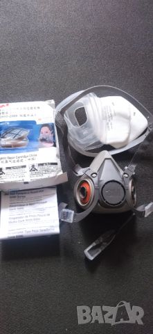 3М предпазна маска с филтри, снимка 2 - Други машини и части - 46404808