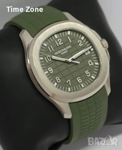 Patek Philippe Aquanaut 40mm White Gold Olive Green Dial Automatic Различни Варианти, снимка 7 - Мъжки - 48002516