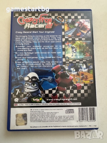 Crazy Frog Racer 2 за PS2, снимка 2 - Игри за PlayStation - 52180675