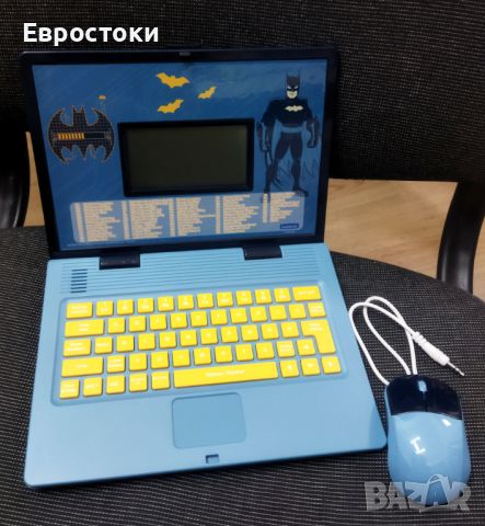 Детски лаптоп Lexibook Batman, образователен двуезичен лаптоп Батман, френски + английски, 124 дейно, снимка 6 - Образователни игри - 45888124