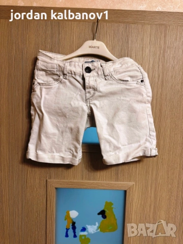 Подарявам - бели дънкови дамски къси панталони Bear номер - S